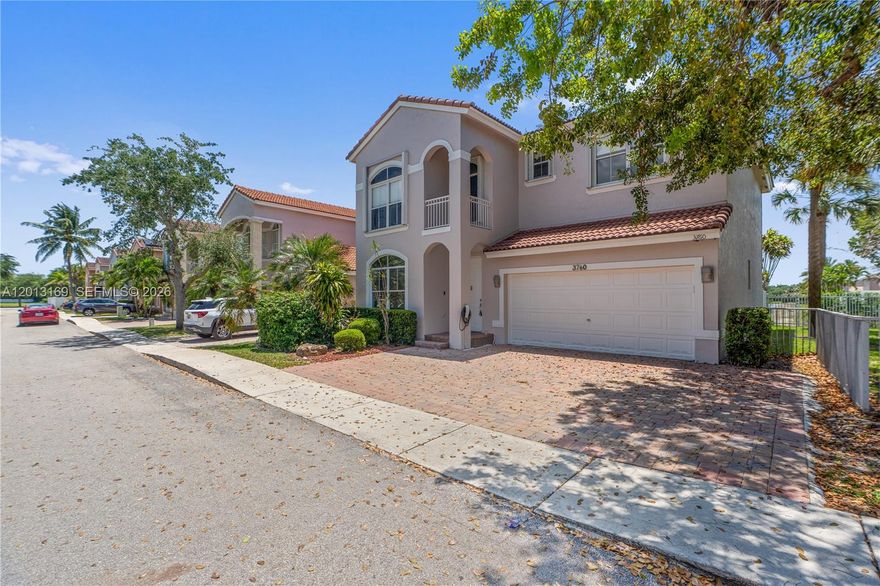 Beautiful lakefront home located in the highly desirable gated community of Maple Ridge in Hollywood. This spacious two-story residence features 5 bedrooms and 3.5 bathrooms, offering 2,680 sq ft of living space. The home boasts a functional layout with a bright family room, formal living and dining areas, plus a den/office—perfect for working from home. The primary suite is located upstairs and includes dual sinks, a separate tub, and shower.

Enjoy serene lake views from your backyard, ideal for relaxing or entertaining. The property sits on a 4,503 sq ft lot and includes a 2-car garage and driveway parking. Interior features include tile flooring, built-ins, closet cabinetry, and first-floor entry. The home is equipped with central A/C and heating, along with essential appliances.

Maple Ridge offers a well-maintained community with security and low HOA fees. Conveniently located near major highways, shopping, dining, and top-rated schools. This is a fantastic opportunity to own a lakefront home in a prime location.