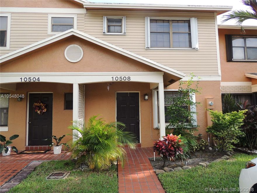 2 bedroom 2.5 bath Townhome on the lake with newly refurbished kitchen,  fresh paint in social areas & bedrooms, nice screened patio area, new refrigerator, full size washer/dryer inside home, accordian shutters and available for quick occupancy. Tile downstairs and laminate floors on 2nd floor. Enjoy the water views from your family room and patio and convenience of 2 reserved parking spaces outside your door. Across the lake, you will find the community amenities - pool, tennis courts and playground. Well located with good schools, close by you have Pembroke Lakes Mall & the new Pembroke Pines City Center offering grocery/retail shops/restaurants/entertainment.