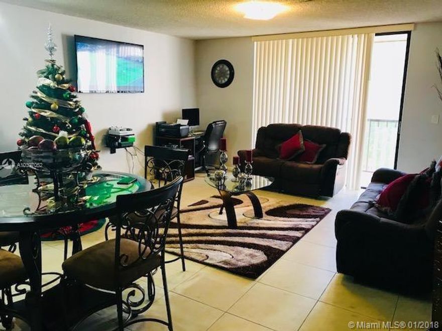 AMAZING AND SPACIOUS 2 BEDS 2 BATHS CONDO ,AT HORIZONS WEST COMPLEX!.UPDATED AND WELL KEPT WITH TITLE FLOORS.SCREENED  BALCONY, ELEVATOR ,AND LAUNDRY AREA ON EACH FLOOR.CENTRALLY LOCATED IN THE HEART OF KENDALL ,CLOSE TO TURNPIKE, SHOPPING CENTERS AND GREAT SCHOOLS .HOA INCLUDES WATER ,TRASH ,EXTERIOR INSURANCE ,SECURITY ,POOL/CLUBHOUSE AMENITIES AND LANDSCAPING