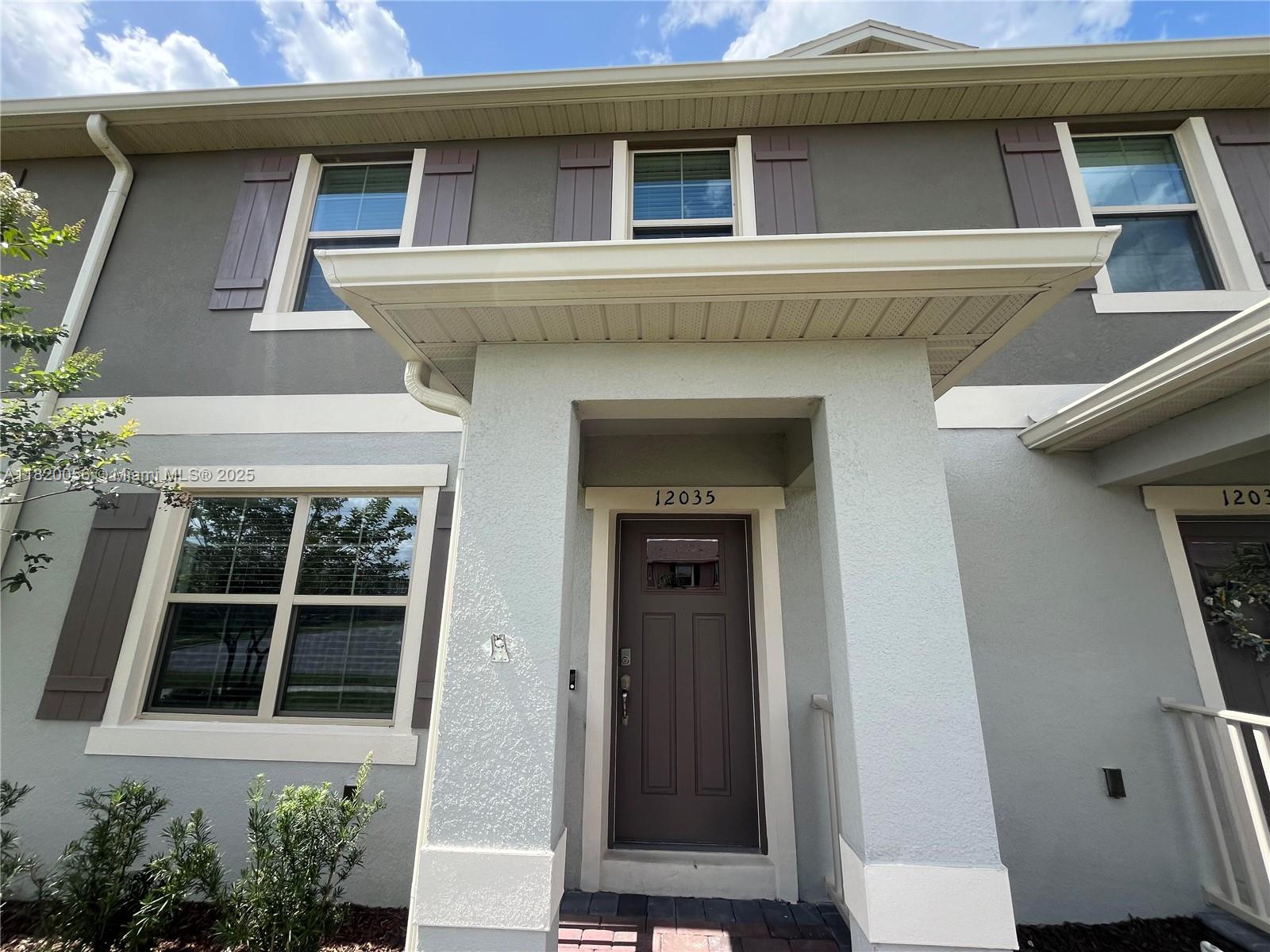 This adorable just 2 years new vacant & available Ibis townhome, offers a perfect blend of comfort and convenience with 3 bedrooms, 2.5 baths, 1-car garage, features a Stainless-Steel Kitchen Appliances package, granite counter tops, an inviting open-concept first floor with ceramic tile flooring perfect for gathering. Upstairs' Laundry Room includes Washer & Dryer. Master Bedroom with Designer's Walk-in Closet, Master bath with double sinks and shower glass doors. Elegant brick pavers on covered lanai, walkway and driveway. Waterleigh community includes lawn care, top-notch amenities speak for themselves—resort-style pools, scenic views, tennis courts, gym, sand volleyball court and more. This townhome offers everything you need to embrace a warm, welcoming lifestyle in a prime location.