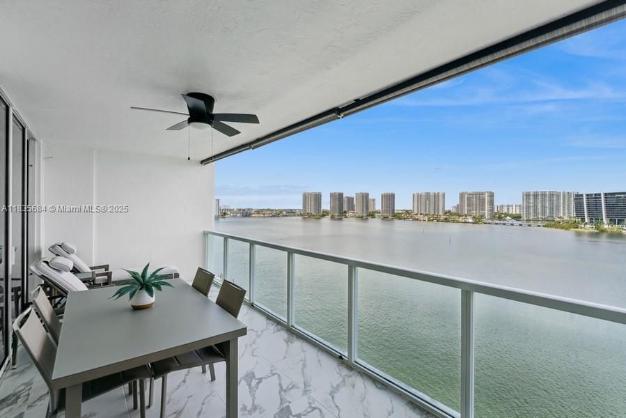 Beautiful luxurious condo, completely updated! Centraly located in the most desirable resort style boutique building on North Bay Road in the heart of Sunny Isles Beach!
Fully furnished turnkey! Short term rentals allowed a minimum 7 nights stay, income producing property in a prime location! This unit offers a spectacular panoramic direct intracoastal view! Also featuring a wide balcony, European porcelain tiles throughout, hurricane impact windows and doors, large modern open kitchen with nice granite counter tops and a laundry room. Unit includes one deeded covered parking space. Great recreational park right down the street, walking distance to the beach, shopping and restaurants, close to famous Aventura Mall, casinos, airports and all major Highways.