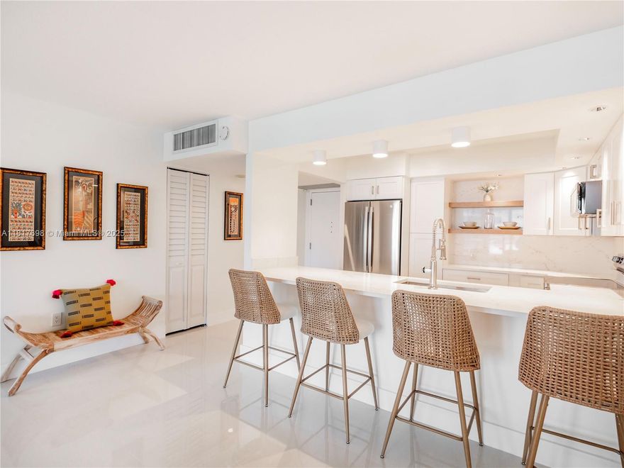 Welcome to your Miami Beach oasis at Arlen Beach located directly on the sand, where relaxation meets style in the heart of Mid Beach. This beautifully renovated 1 bed, 2 bath condo combines the vibrant energy of Miami with the laid-back charm of chic decor. Unit boasts offer ample closet space, 2 full bathrooms, hurricane impact windows, and one assigned parking space. Rent includes water, AC, pest control, Wi-Fi and cable. Renovated building amenities include: Heated Pool, Sauna, Beach Service, On site Full Service Restaurant and Beauty Salon, Gym, Theater, Billiards Room and Library.