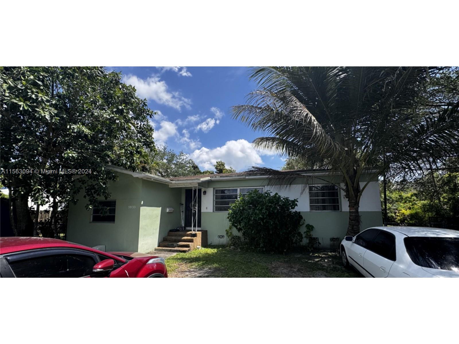 Property for Sale at 5933 Sw 61st Ave, South Miami, Miami-Dade County, Florida - Bedrooms: 3 
Bathrooms: 3  - $699,999
