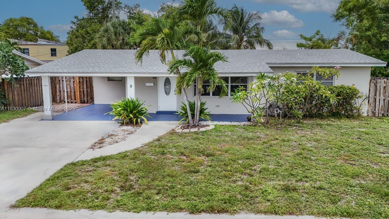 Beautiful 4/2 home in Deerfield Beach! Bright and clean with 3 bedrooms plus a den that serves as the 4th bedroom—all with closets. Features include an updated kitchen, modern tile floors, renovated bathrooms, newer roof and AC. Laundry room equipped with washer/dryer and shelves. Enjoy a HUGE patio, green space, and extra storage. Plenty of room to PARK YOUR BOAT! Just 5 minutes to the beach and 2 minutes to the marina—perfect for beach lovers and boating enthusiasts. Quiet residential area with schools, quick access to waterfront dining, shopping, and more! LOCATION! LOCATION! VACANT ON CODE. ALL information ion this listing is subject to tenant/agent verification.
