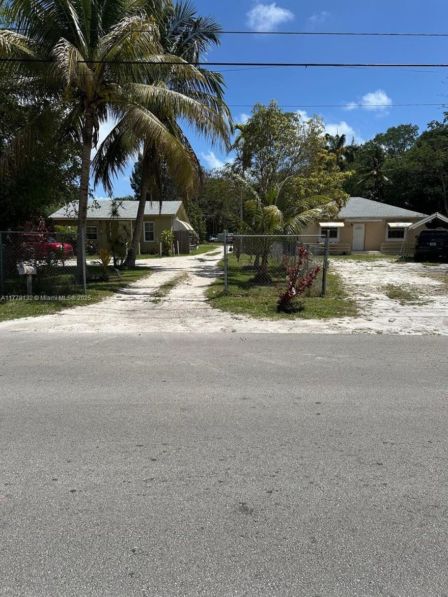 URGE PRICE REDUCTION. BIG LOT 39,000 SQUARE FEET LAND WITH 2 SINGLE FAMILY 3 BEDROOMS AND 2 BATHROOMS IN EACH PROPERTY. 15001 NE 8 AVE, IS OWNER OCCUPIED AND THE OTHER 15003 NE 8 AVE, IS TENANT OCCUPIED. THIS PROPERTY MAY BE USED AS MULTI FAMILY TOWNHOMES, CONDOMINIUM OR APARTMENT BUILDING, DAY CARE ETC. CALL YOUR BROKER FOR INFORMATION.