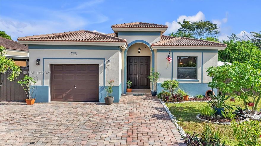 Beautifully maintained 4-bedroom, 2-bath corner single-family home located in a charming, well-kept neighborhood with no HOA. This property features impact windows and doors, offering both safety and energy efficiency.
Enjoy a spacious kitchen that flows seamlessly into the living and dining areas, creating the perfect layout for everyday living and entertaining.
The converted garage serves as a 4th bedroom, ideal for a home office, guest space, or potential rental income opportunity.
Step outside to a generously sized backyard, perfect for family gatherings and outdoor enjoyment, complete with a concrete slab for boat or RV parking.
Move-in ready and full of potential—this home is a must-see!