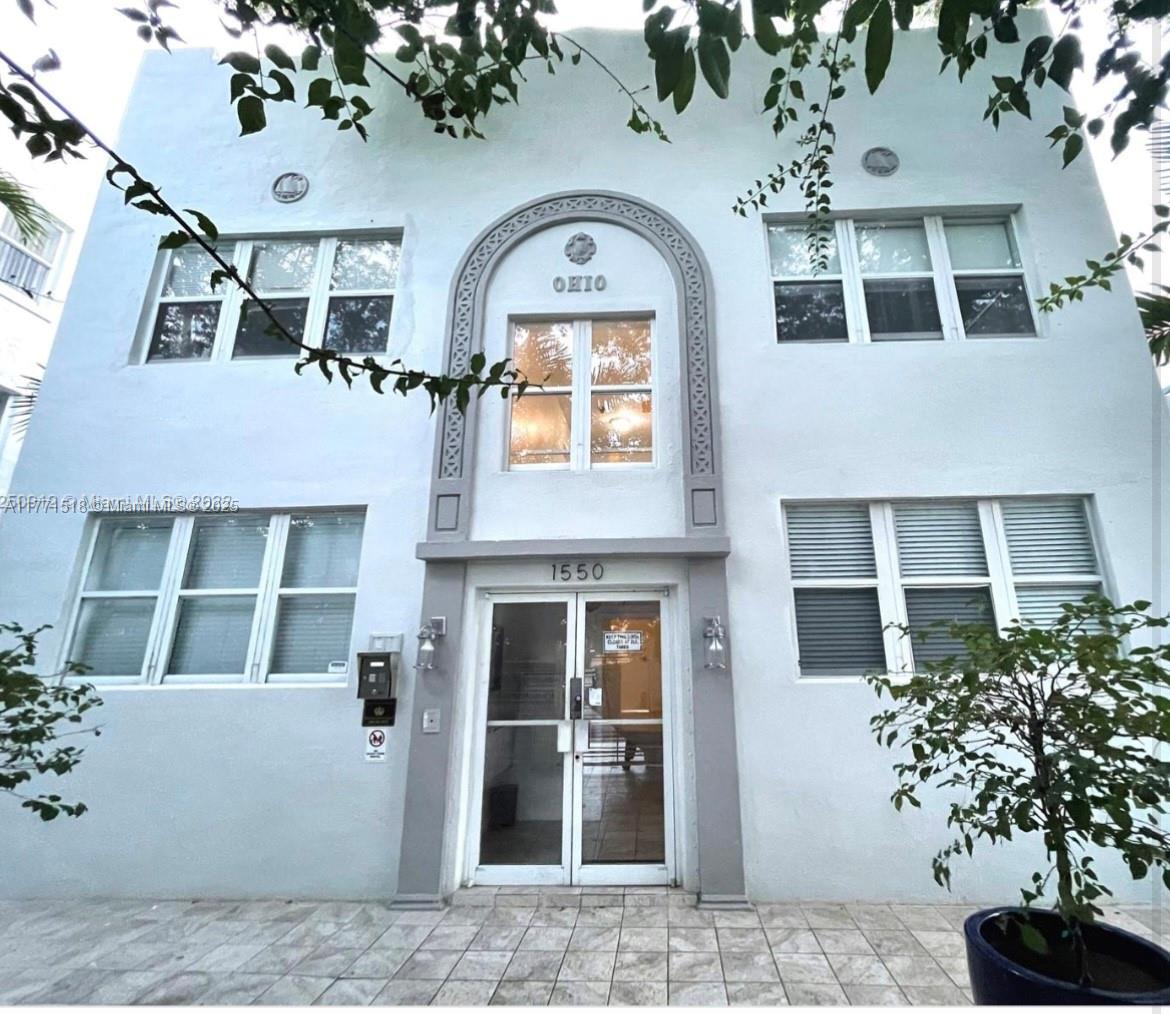Rental Property at 1550 Drexel Ave 103, Miami Beach, Miami-Dade County, Florida - Bedrooms: 1 
Bathrooms: 1  - $1,985 MO.