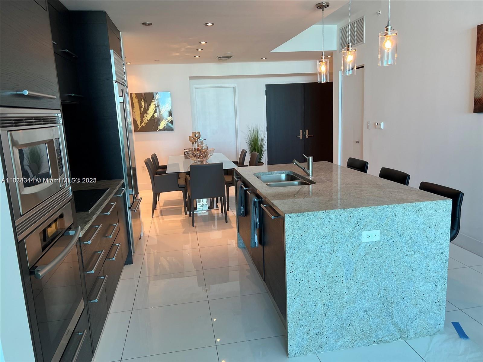 A pleasure to show . wonderful views, spacious unit, nicely furnished. Split plan, plus den and extra bathroom. Good closet spaces. Lovely foyer private elevator entrance. Sought after 900 Biscayne condo with tons of amenities . Tenants are always happy and enjoy this unit to the max.