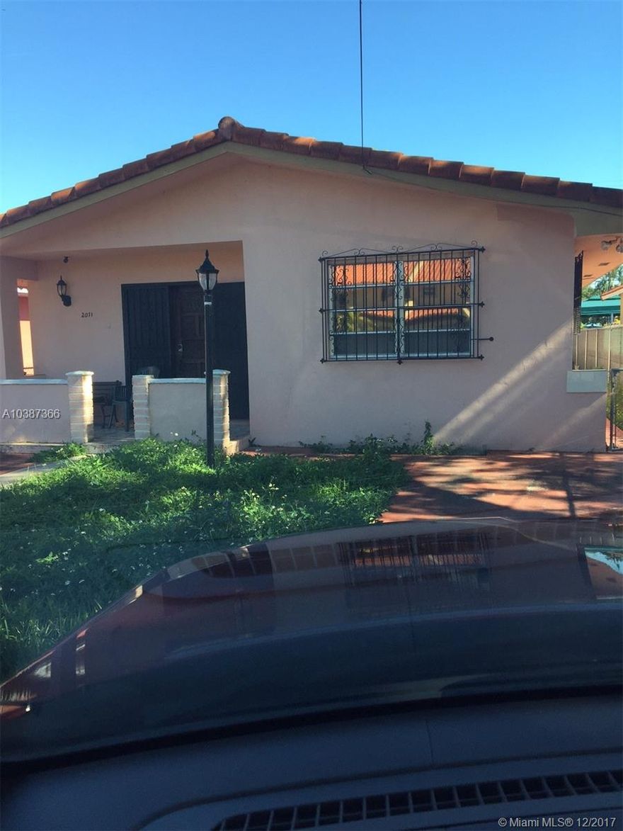 Diamond in the rough  Great Location near West Miami, Coral Gables .Zone duplex.  3/2 very spacious home , walking closet on master bedroom , large closets on all bedroom ,detached big CBS shed Under market value property need TLC