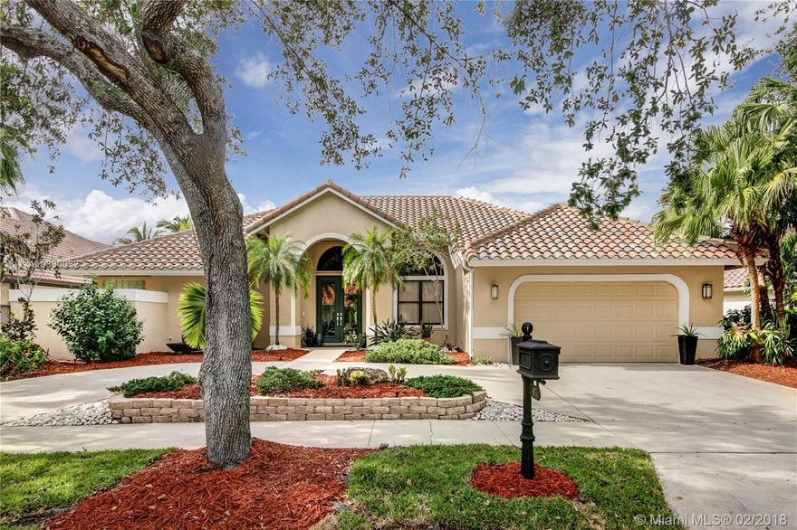 STEP INTO THIS ELEGANT SINGLE-STORY HOME IN THE GUARD GATED COMMUNITY OF TEQUESTA.  SITUATED ON ALMOST A QUARTER ACRER, SIDE WATER VIEWS PUNCTUATED BY TRANQUIL SUNSETS, ARE VISIABLE FROM THE PATIO AND POOL.  THE NEUTRAL AND OPEN 3-WAY-SPLIT FLOOR PLAN LENDS PRIVACY WHILE VAULTED CEILINGS IN FAMILY AREAS ACCENTUATE THE USE OF SPACE.  BEAUTIFUL NEW 8" X 30" ITALIAN PORCELAIN TILE AMPLIFIES THE NATURAL LIGHT THROUGHOUT THE COMMON AREAS PROVIDING A CALMING, AND CONTINUOUS SIGHTLINE FROM THE FFRONT TO THE BACK OF THE RESIDENCE.  NEW APPLIANCES(KITCHEN/WASHER/DRYER/HOT WATER HEATER), NEW MODERN INTERIOR DOORS AND HARDWARE, NEWER ROOF, NEW LED FIXTURES, AND NEWER INTERIOR/EXTERIOR PAINT MAKE THIS A BEAUTIFUL, LOW-MAINTENANCE FAMILY HOME.  SIMPLY BEAUTIFUL.