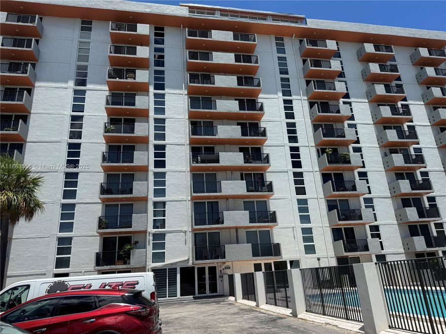 Well-maintained 2 bedroom, 2 bathroom apartment in North Miami Beach featuring 700 sq. ft. of living space. Located on the first floor, this unit offers a functional layout with dining and living areas, a nice kitchen, and a private balcony. The community includes a refreshing pool for residents to enjoy. Currently tenant occupied, making it an excellent opportunity for investors. Just 2 blocks from Biscayne Blvd, with easy access to restaurants, banks, shopping, and only 10 minutes from Aventura Mall and the beach.