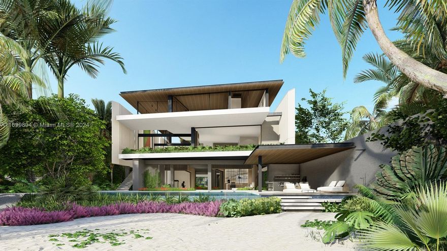 Welcome to Casa Playa, a rare offering in Golden Beach. This 21,000 SF oceanfront lot features 75 feet of pristine beach and is the only vacant lot available in this exclusive enclave. The next “Billionaires Row,” Golden Beach boasts just 67 oceanfront properties. 395 Ocean Blvd includes approved plans by world-renowned SAOTA, saving you over two years of planning and costs. Build a tropical modern masterpiece with expansive covered areas, seamless indoor-outdoor living, and breathtaking Atlantic Ocean views. Golden Beach offers unmatched privacy with a private beach, tennis courts, and dedicated police force. This is your chance to own a piece of paradise in one of Florida’s most prestigious waterfront communities.