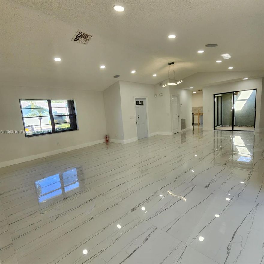 GREAT SINGLE FAMILY STYLE VILLA IN THE HEART OF BOCA RATON...NEW BEAUTIFUL AND BRIGHT KITCHEN ALL REMODELED WITH STAINLESS STEEL APPLIANCES, FULL SIZE WASHER AND DRYER. HURRICANE SHUTTERS ON ALL OPENINGS. ALL AGES WELCOME, PET FRIENDLY. GORGEOUS 3 BEDROOM 2 BATH VILLA WITH 2 CAR GARAGE, GREAT SCHOOL DISTRICT, CLOSE TO ALL YOU NEED IN A FAMILY ORIENTED COMMUNITY. EASY ACCESS TO MAIN HIGHWAYS. QUIET COMMUNITY WITH POOL, CLUBHOUSE AND NICE CHILD PLAY AREA. LOW HOA COVERS: INSURANCE, OUTSIDE MAINTENANCE, ROOF, STRUCTURE, BASIC CABLE. ACROSS THE STREET FROM THE POOL AND CLUB HOUSE IN A CUL-DE-SAC STREET. The homeowners association insurance covers the roof and the exterior of the property. There is also a clubhouse with a community pool.