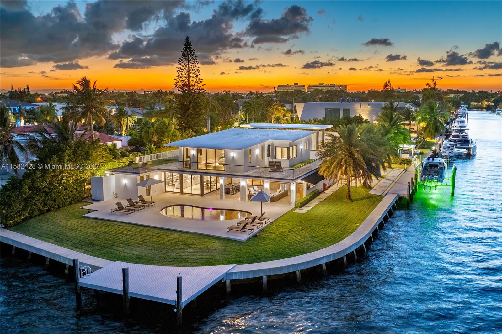 Property for Sale at 1995 Ne 118th Rd, North Miami, Miami-Dade County, Florida - Bedrooms: 6 
Bathrooms: 7  - $12,995,000