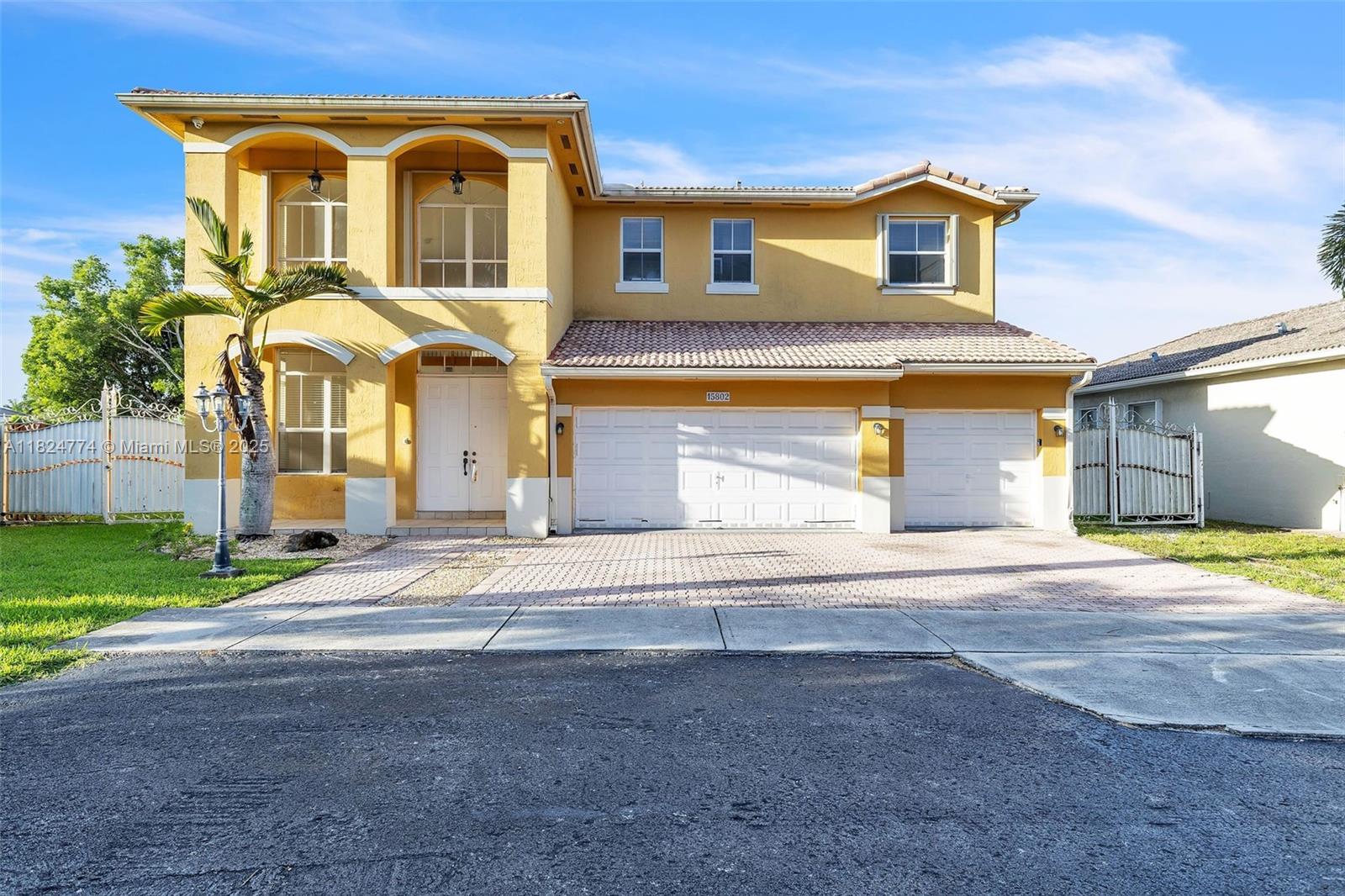 This spacious two-story home offers a 5-bedroom, 3.5-bath layout with a two-car garage and soaring cathedral ceilings that enhance the open, airy feel throughout. Designed with larger households in mind, the property features generous living areas, a functional floor plan, and architectural charm that adds character and warmth. A wonderful opportunity for buyers seeking space, style, and comfort in a thoughtfully designed home.