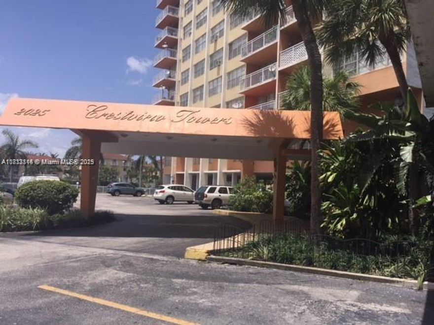 Spacious corner unit, 2 bed 2 bath Apartment. Located in a gated community close to FIU North, Aventura Mall, Restaurants and Beaches. Updated kitchen with new stainless-steel appliances. Big master bedroom with walking closet and updated bathroom. Hurricane shutters. The building is under renovation, a good opportunity for investors. No lease restriction.