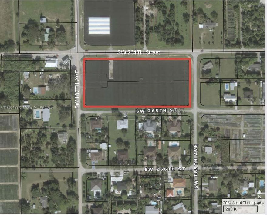 Unlock the full potential of this 3.67-acre corner parcel in one of Homestead’s most desirable areas. A rare find, this property is zoned for up to 6 single-family homes with the added benefit of a commercially zoned portion, opening the door to mixed-use development or added income potential.

This highly visible corner lot offers excellent access, strong frontage, and is currently operating as a container nursery with a shade house—perfect for holding income while plans are approved. TURN KEY NURSERY

Endless possibilities – residential, commercial, or both. Develop now or hold for future appreciation.