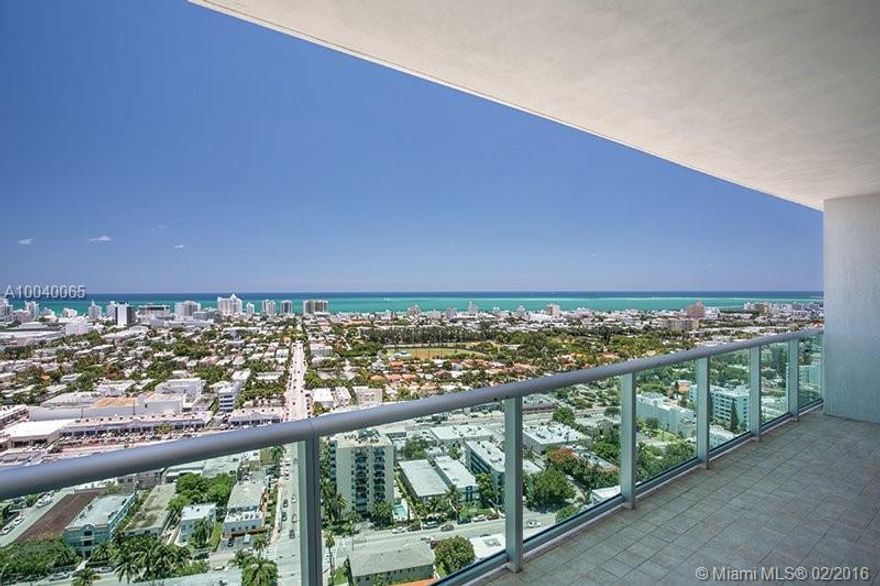 Welcome to Miami Beach's most exciting residential community, Flamingo South Beach. This high floor 2 bedroom has spectacular views of the ocean, South Beach and Biscayne Bay to the north. The interior features wood floors throughout, modern kitchen and baths with Stainless Steal appliances and granite counter tops. Community amenities include a fitness center, 2 bay front pools surrounded by cabanas, lounge chairs and a tiki bar, a BBQ area and beach volleyball. 1 month + $2k deposit. Available March 4