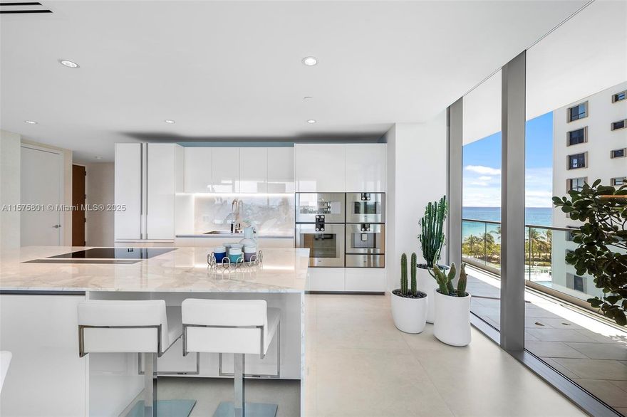 Experience luxury living at its finest in this renovated 2-bed, 2-bath corner unit at Oceana Bal Harbour. Enjoy breathtaking ocean and city views from every angle, complemented by designer finishes throughout. Indulge in resort-style amenities including beach access, pool, fitness center, and spa. Conveniently located near upscale shopping and dining options. Don't miss out on this rare opportunity for coastal elegance in the heart of Bal Harbour.