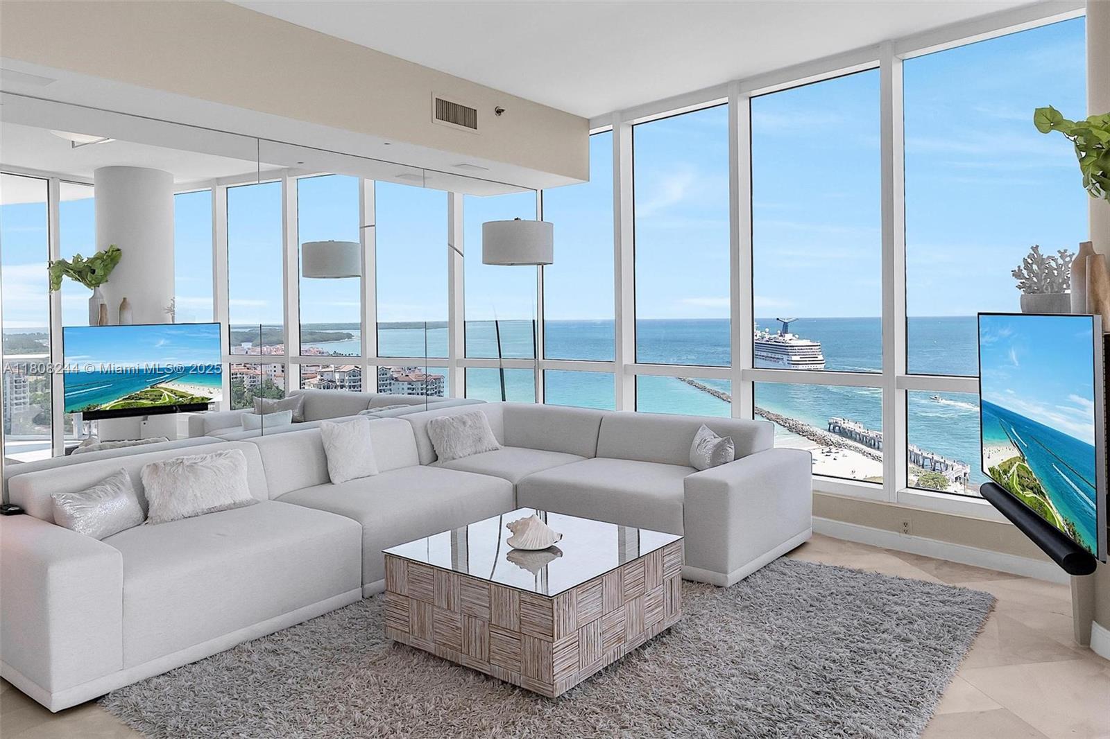 Rental Property at 100 S Pointe Dr 2104, Miami Beach, Miami-Dade County, Florida - Bedrooms: 2 
Bathrooms: 2.5  - $25,000 MO.