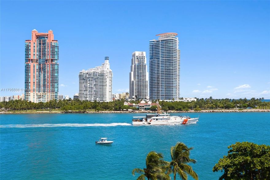 Spectacular 4 Bedroom unit in Fisher Island and concierge building. Gorgeous views from every room, huge terraces, open living spaces with chic light contemporary furniture. Limestone floors, terrace overlooking the Ocean and South Beach. One of the nicest units on six month lease period. Your clients will fall in love with this spacious layout, impeccable unit. No pets allowed.