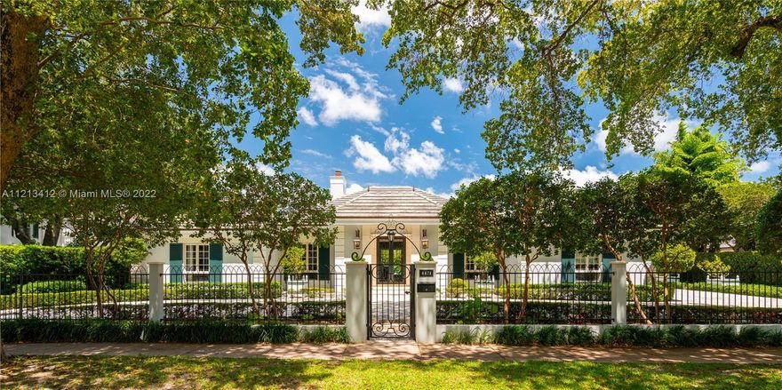 Elegant & graceful, this Coral Gables beauty sits on leafy Santa Maria, one of the most beautiful streets in Coral Gables. This dignified home overlooks the famed Riviera Golf Course & Country Club. Substantially remodeled, there are beautiful vistas from every window. An expansive chef’s kitchen & butler’s pantry are adjacent to a grand, formal dining room, perfect for entertaining. The exquisite outdoor patio provides a quiet respite for cocktails at dusk. The breakfast room, overlooking the gardens & golf course begs for lingering over morning coffee. The sumptuous primary suite has a sitting area & expansive walk-in closet & refined bath. And, if one can pull oneself away from the view, a handsome library is the perfect escape for reading the great American novel. A Very Special Home.