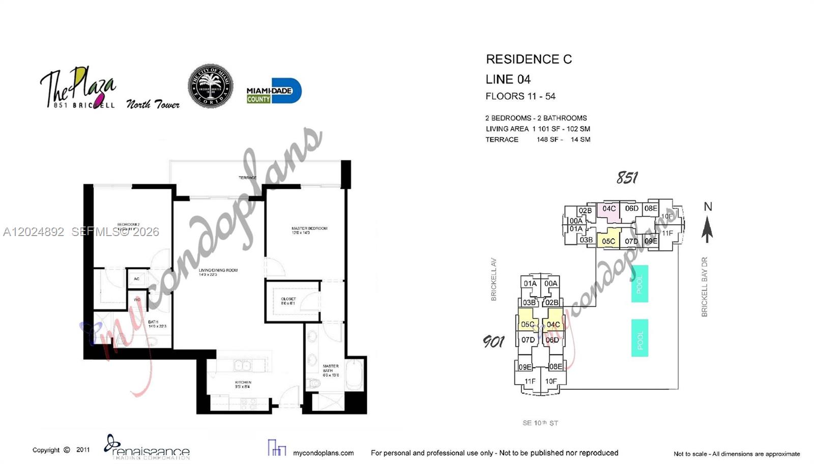 THE PLAZA 851 BRICKELL CO - Residential
