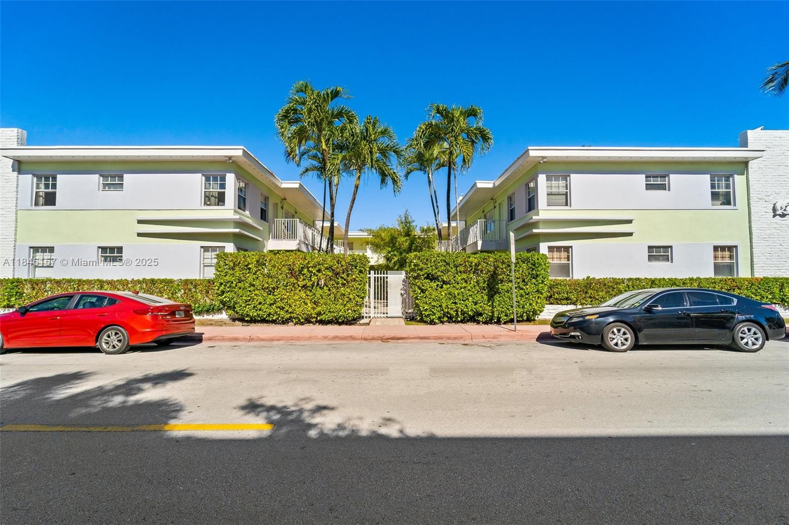 2 bedroom 1 1/2 baths in this beautiful community. Second floor unit with communal terrace at your door. Very low HOA. Very well kept building, brand new roof. No Special Assessments, 40 year recertification completed. Partially remodeled and opened up kitchen with separate breakfast bar.Main bathroom with access from both bedrooms, separate half bathroom. Unit has been tenant occupied by the same tenant for over a decade and is vacant. Freshly painted, newly serviced AC and ducts cleaned.Great investment opportunity. Priced to sell at $392.00 p/sqft (last 2 bedroom unit sold for $555.00 p/sqft) Don't miss this opportunity in the heart of South Beach. Just blocks to the beach, Shopping and Restaurants. Fully funded reserves