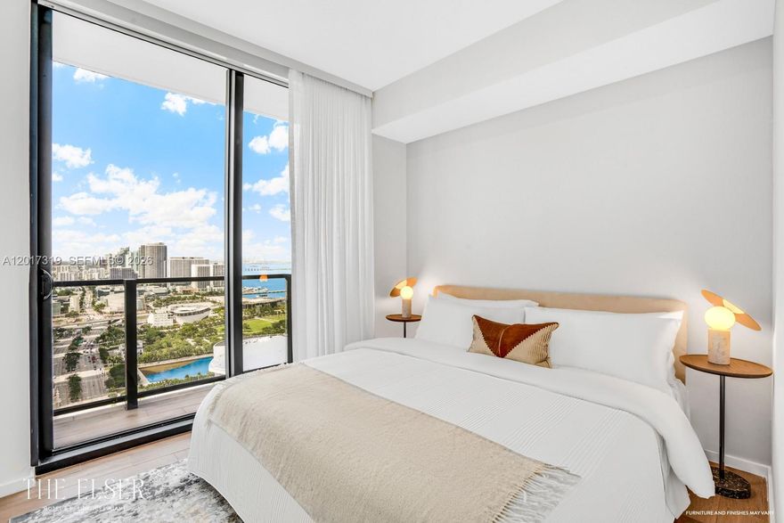 Turnkey short-term rental property in the heart of Downtown Miami. Discover this fully furnished 3- bedroom, 3-bathroom penthouse designed for elevated living in the heart of Miami. With floor-to-ceiling windows, this residence offers breathtaking views of Biscayne Bay and Downtown Miami, creating the perfect blend of sophistication and vibrant city energy. This modern retreat features tall ceilings, smart keyless entry, an Ecobee smart thermostat, and sleek contemporary finishes throughout. Residents enjoy access to resort-style amenities, including a pool deck & fitness center all while being steps away from world-class entertainment.