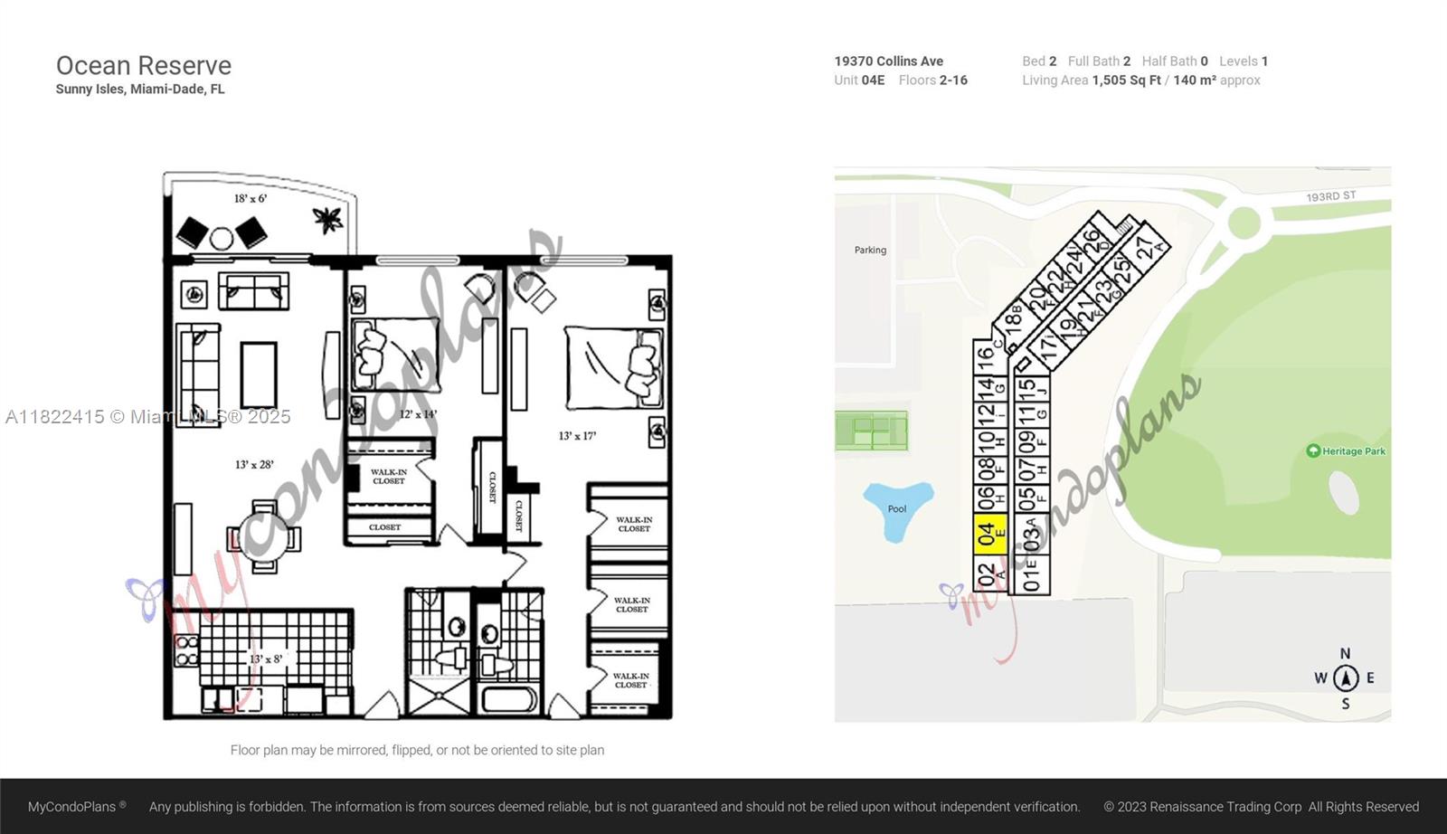 OCEAN RESERVE CONDO - Residential Lease