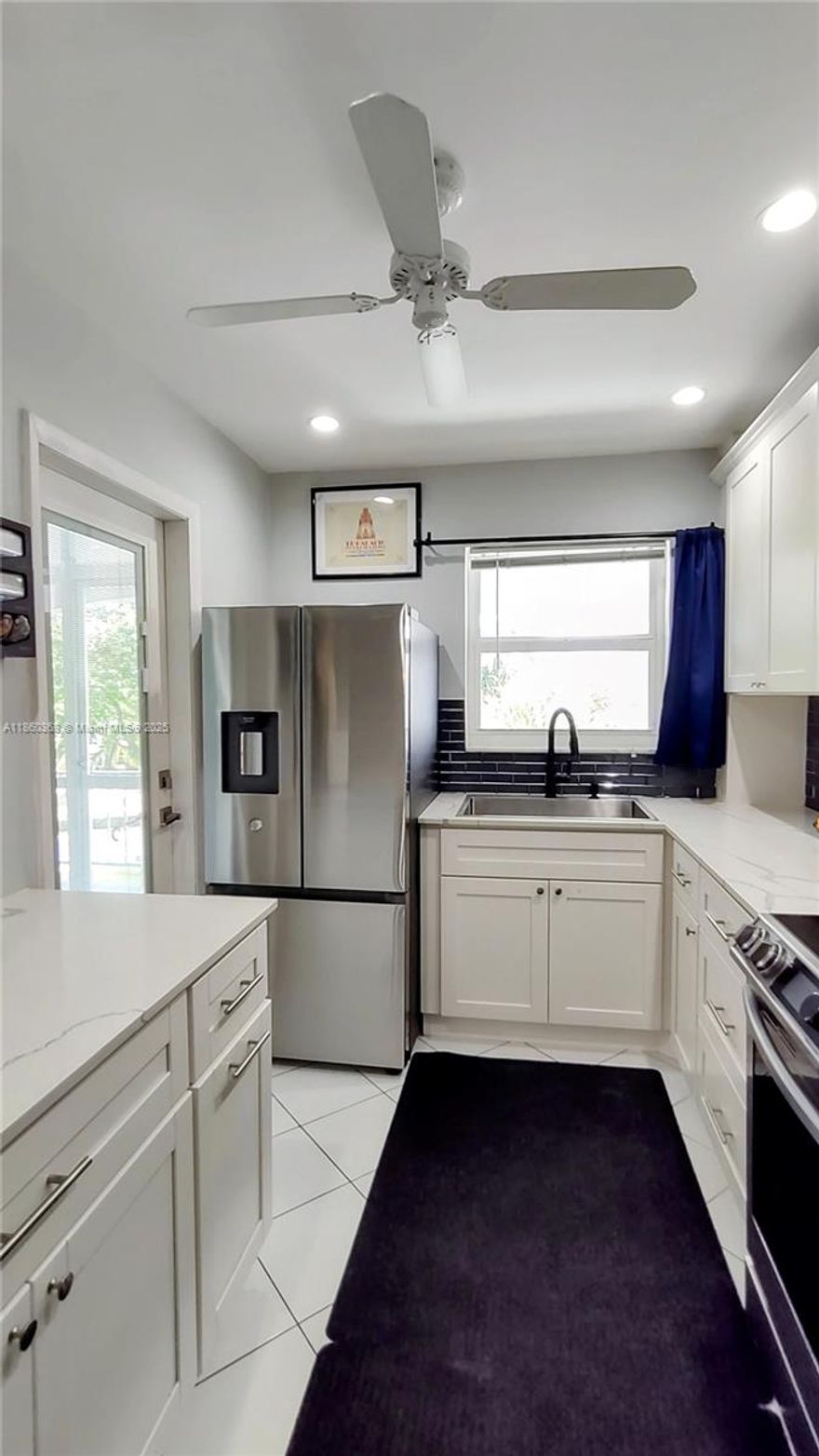 Beautiful and remodeled 2/2 condo. Very large and bright. Hurricane impact doors and window at the entrance. Open updated kitchen with gorgeous simile carrera marble countertops. Samsung stainless steel appliances. and bathrooms. Screened porch. Walk in  closets. INVESTORS: It can be rented right away for un minimum of 4 months.*55Yrs+ community*.PETS ARE WELCOME WITH ESA certificate.  Extra storage room. Walking distance to Shopping centers . Building passed 40 Yr Recertification. Paradise Villas condo offer to residents a private park across the street with water view and dock. BBQ area, Shuffleboard, Club House and heated pool. Walking distance to Shopping and Restaurants. Minutes away from the beach. Very close to Aventura Mall and Gulfstream Casino and Racetrack. Easy to show on LBX