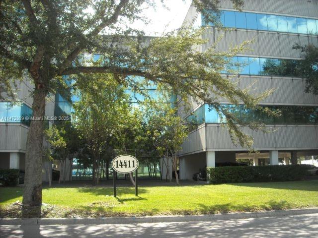 This 42,000 sf building is situated on 2 acres with a lot of lush landscaping and plenty of exterior and covered parking. Our building is a 4 story office complex made of green glass that is only accessible through a common lobby that is secured with a locked keyboard system as well as cameras for extra security. The Building is serviced by 2 elevators and 3 stairwells. Every floor has private bathrooms the building is managed through our on-site management office and maintenance staff that is located in Miami Lakes. We also have 3 other buildings in Miami Lakes . We have many different offices in this buildings and other properties we own.