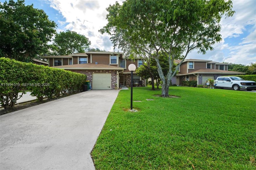 Completely remodeled 3 bedroom 2.5 bath 1 car garage centrally located in Banyan Lakes. Kitchen has been updated. Features include Quartz Counters, New Cabinets. New Appliances (Refrigerator, Dishwasher, Microwave, Electric Stove). New Laminate floors throughout. New Washer/Dryer. Updated Bathrooms. Updated Loft area. Expansive screened in patio area. Large private backyard. 1 Car Garage. Low HOA. Amenities include: Pool, playground, BBQ area. Pet Friendly Community. Close to restaurants, shopping, parks, schools and I-95. This home won't last long. Centrally located .