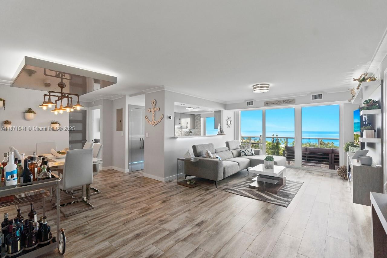 Unparalleled ocean vistas await in Fort Lauderdale Beach from this fully remodeled 2-bedroom, 2-bath residence. Enjoy sweeping views of the Atlantic, best enjoyed from its oversized balcony, with water views from every room. Thoughtfully designed with modern sophistication, the home boasts a gourmet kitchen with quartz countertops, beautifully updated bathrooms, impact windows, blackout shades, and more. Located within the coveted Vantage View Condos, residents are treated to a rooftop pool with panoramic views, a well-equipped fitness center, sauna, and 24-hour security. Ideally located in the heart of Fort Lauderdale, just steps to the sand and minutes from premier dining and shopping. Complete with an assigned parking space, this home offers the ultimate coastal lifestyle.