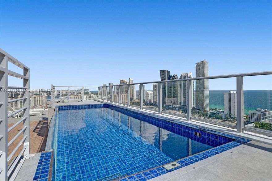 Welcome to the epitome of luxury living in Sunny Isles Beach! This magnificent condo boasts unparalleled elegance and sophistication, complemented by its exceptional private rooftop and private pool. You will be immediately captivated by the grandeur displayed throughout this home. Expansive floor-to-ceiling windows offer breathtaking views of the glistening ocean, intracoastal and city skyline.The state-of-the-art kitchen is a true chef's dream, with top of the line appliances, custom cabinetry, and large island.  Parque Towers grants you access to upscale amenities including heated pool, jacuzzi, sauna, gym, kid's play room, club room, theater, game room, guest suites, lounge & dog park. This unit includes two garage spaces, two valet and & storage unit. Being sold under appraised value.