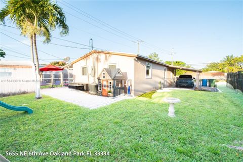 A home in Oakland Park