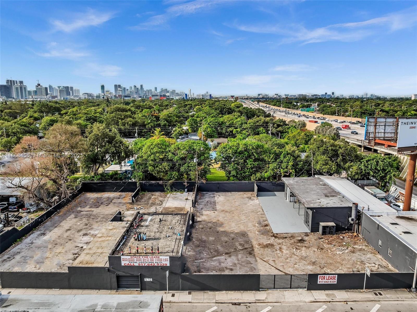 Exceptional opportunity in Miami — just one block from I-95. The property sits on a 13-400- 26,800 SF lot that can be divided into two separate parcels. Each side features its own building of approximately 2,000–2,500 SF, offering flexible options for single or multiple tenants. With great visibility, high traffic, and versatile layouts, this site is ideal for retail, showroom, or specialty use.