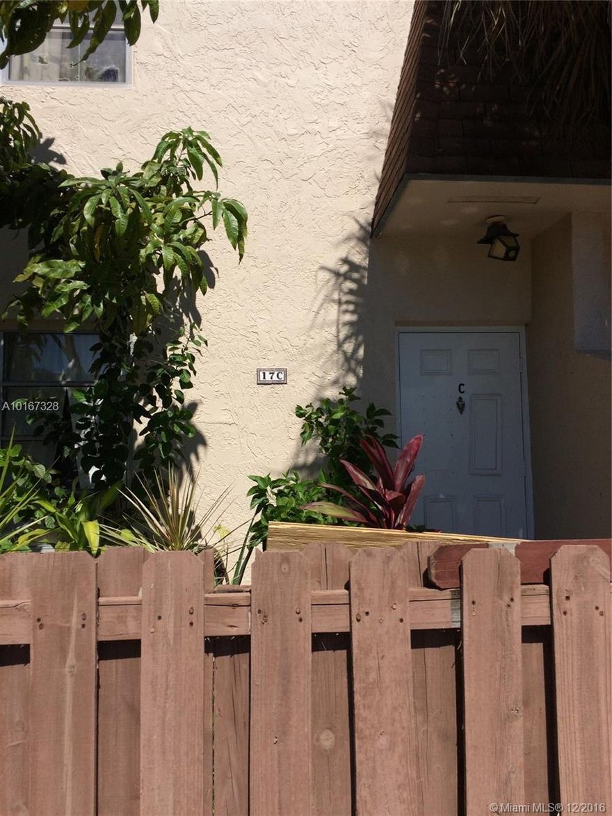 Opportunity Abounds at this 3 bedrooms, 2.5 baths Townhouse located in a desirable community in Margate. All bedrooms are upstairs with carpet.  Downstairs boasting living and dining areas, a half bath, laundry, and back patio. Kitchen with granite countertops. A great space to enjoy with family and friends.