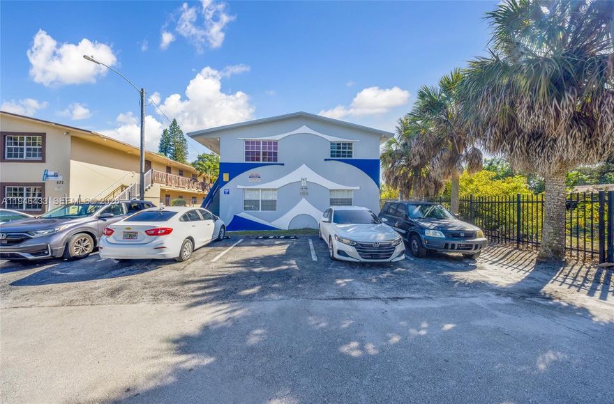 Rare opportunity to acquire an enormous 4,855 SF two-story fourplex featuring two 4-bed/2-bath units and two 3-bed/2-bath units with modern interiors, making it a true turn-key investment with plenty of upgrades throughout. The property generates $11,300/month with the owner occupying one unit, offering the option to lease back or move out at sale. All units are individually metered, and each has central air. The building is freshly painted, features impact windows, security cameras throughout, and a 10-year-old roof in excellent condition. Ideally located just minutes from Downtown Fort Lauderdale, major highways, Fort Lauderdale–Hollywood International Airport, and the beach, ensuring strong tenant demand and long-term rental appeal.