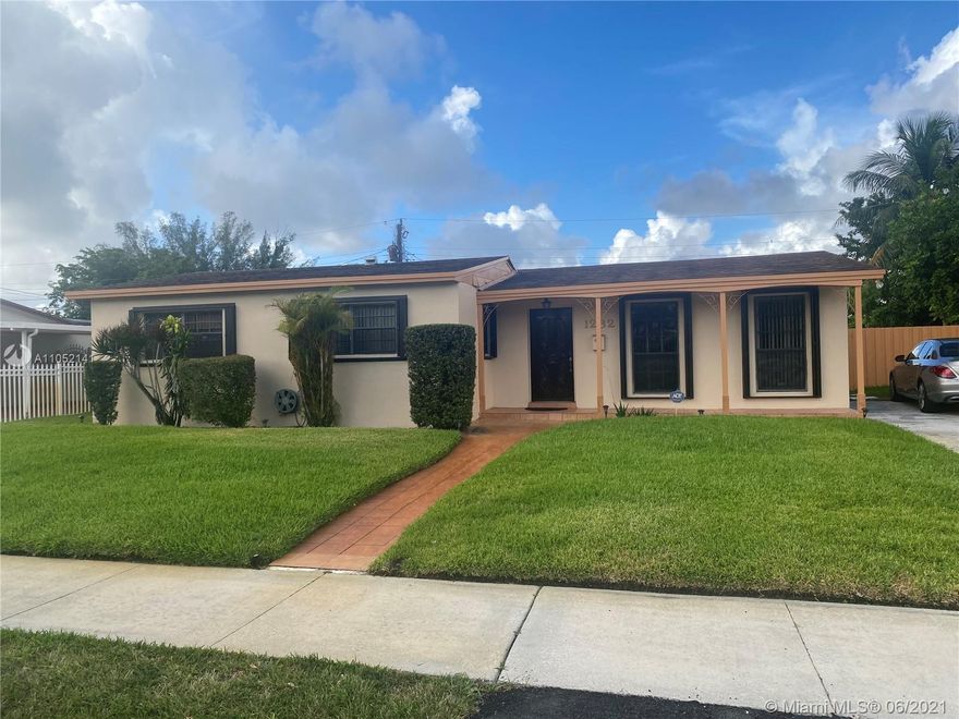 This is it! This well maintained home is located in the heart of the Norland-Miami Gardens area close to schools, grocery stores, restaurants and minutes away from the Florida Turnpike, I-95 and the Hard Rock Stadium.  It features a screened back porch with a large backyard perfect for the growing family.  This will not last.