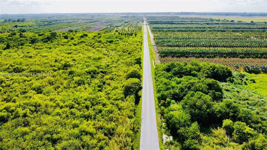 Discover a rare 5-acre parcel in the heart of Homestead (33032), located within one of South Florida’s most active agricultural corridors. This property presents an excellent opportunity for investors, growers, and agricultural users seeking long-term value in a rapidly developing area. Location, location, location. With convenient access to major roadways and surrounding farming operations, the site is well suited for nurseries, plant storage, specialty crops, and other agricultural uses. Wetlands are present; however, existing studies are available and can be provided upon request, allowing buyers to plan with clarity and confidence. As land availability in Homestead continues to decline, opportunities like this are becoming increasingly scarce. Consider the long-term potential and imagine what 5 acres in ZIP code 33032 could be worth in the next 5 years. No semi-truck traffic permitted. Ideal for buyers looking to secure acreage in a high-demand agricultural market. Contact us today for additional details, available documentation, and to explore this unique opportunity.