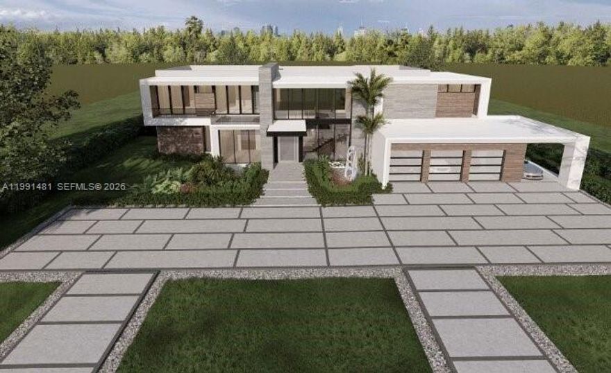 This unique property comes with fully approved plans and permits! The ultra luxury design features 8 bedrooms, 9 bathrooms, modern pool and massive gazebo offering expansive living space and luxury throughout. This masterpiece was created by one of the best architect and one of the best designer in town. Architectural renderings are available, and the project is ready to begin immediately! —an exceptional opportunity for builders or buyers looking to create a work of art. LOCATION! LOCATION! LOCATION!