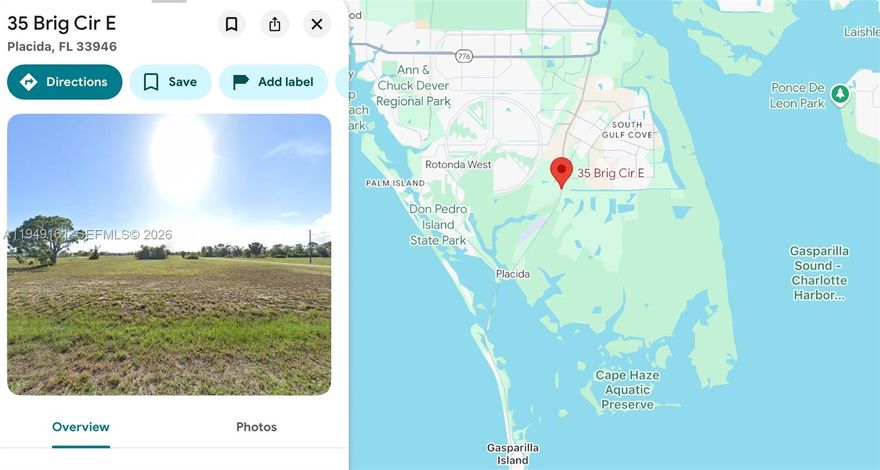 Placida City … Can you imagine living or vacationing so close to the beautiful Gulf beaches and the most stunning sunrises and sunsets in Florida, and so near to majestic developments that will increase the value of your property? You can't miss this opportunity! Build your dream home in this peaceful city that offers you the best. CITY WATER & SEWER AVAILABLE!! Conveniently located to shopping, dining, banking and all that sunny ROTONDA SANDS has to offer. New construction is everywhere you look and you can be part of the action.