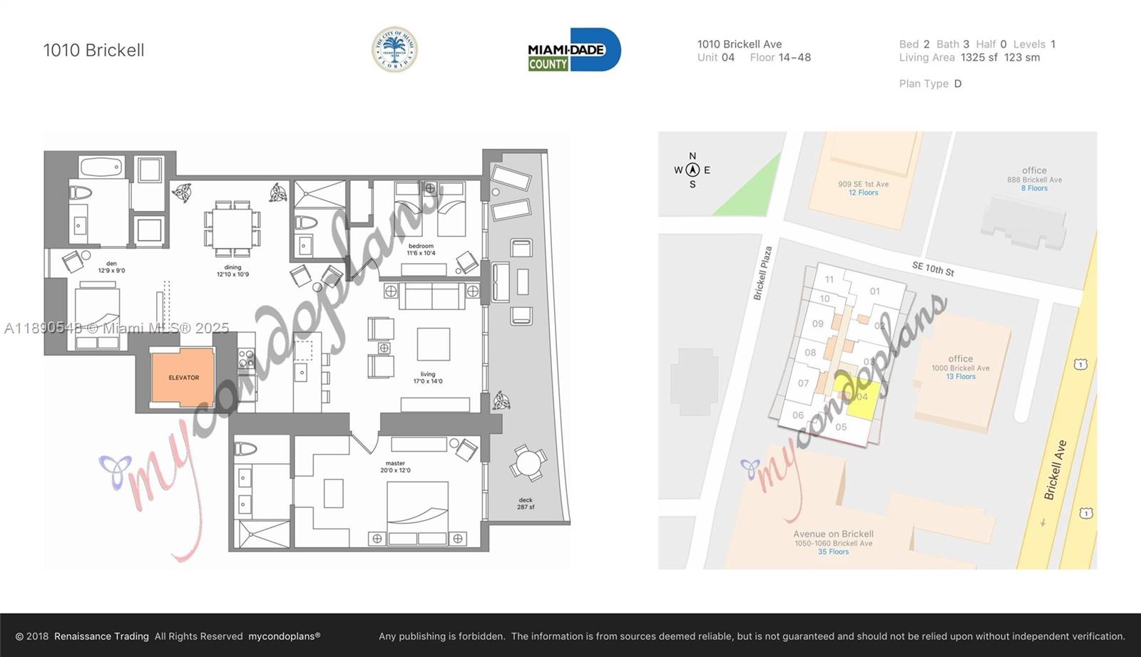1010 BRICKELL CONDO - Residential Lease