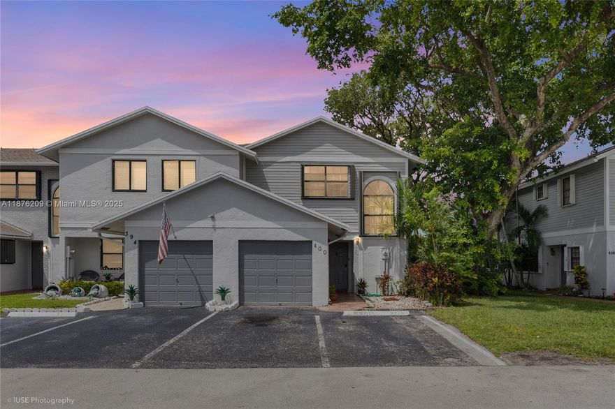 One of a Kind! Nestled, Lake front Corner Townhome with Serenity at every turn in the Highly Sought After, SouthBridge Community! Completely Remodeled Kitchen, Bathroom, Flooring with an extra 4th bedroom, well distributed floor plan and a private enclosed patio that leads into a huge backyard with Pure Lake Views! Minutes from Downtown Pembroke Pines City Center and All Major Shopping. Plenty of storage space. Community Tennis Courts, Large Pool, Kids play area, Private event room, Perfect for the Family. NO HOA APPROVAL REQUIRED TO PURCHASE! While Offer Lasts.