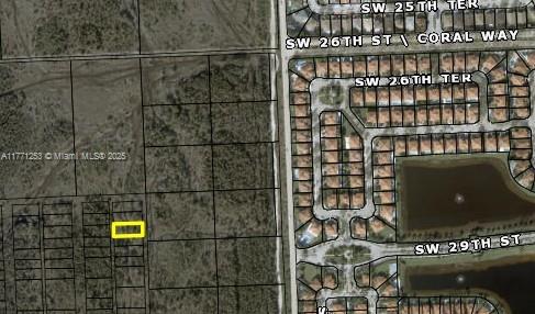 Vacant land just west of SW 157th Ave; Great for long term investor who wants to build a home in the future