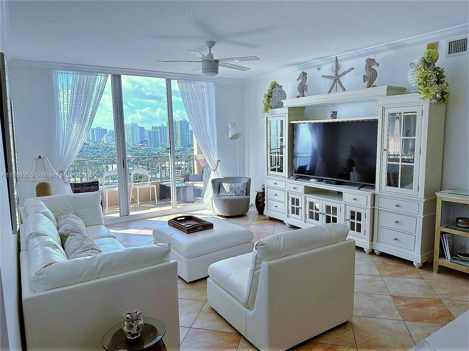 FOR THE RENTER WHO LIKES THE FINER THINGS, 2080 OCEAN DRIVE PENTHOUSE 3 IS FOR YOU! Ocean, Intracoastal and City views with Floor to Ceiling windows! Unique balcony architectural design and height. Upscale, white decor unit. Remodeled kitchen with new countertops, cabinets and appliances. Upgraded bathrooms and fixtures. Electric powered window shades in bedrooms. Fully furnished and equipped. Split floor plan with King in main suite and 2 double beds in 2nd suite. Full size Washer/Dryer in unit too. 2080 offers a heated pool, hot tub, free beach chair and umbrella service, sauna, gym, tennis court and more. Great location, close to malls, restaurants, casinos, horse track, golf, boating, arenas and airports. 2080 In-House Broker, contact me for more info. *ANNUAL RENTAL ONLY* Easy to show