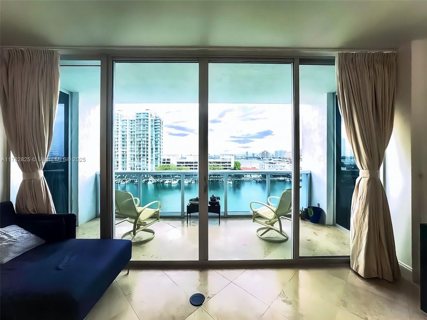 Upgraded 2BR/2BA condo in a boutique waterfront building! Located in North Bay Village, this spacious split floor plan offers stunning water views from every room and beautiful east-facing sunrises. Featuring upgraded LED lighting, modern appliances, and Google Home integration for smart living.
Natural light fills the open layout, and the primary suite includes a large walk-in closet with generous storage throughout. Built in 2005 with impact windows and doors, plus two covered parking spaces. Enjoy resort-style amenities including a rooftop pool with panoramic views, gym, and sauna.

Just minutes from Miami’s best dining, shopping, and new local developments. (HOA includes reserves.)