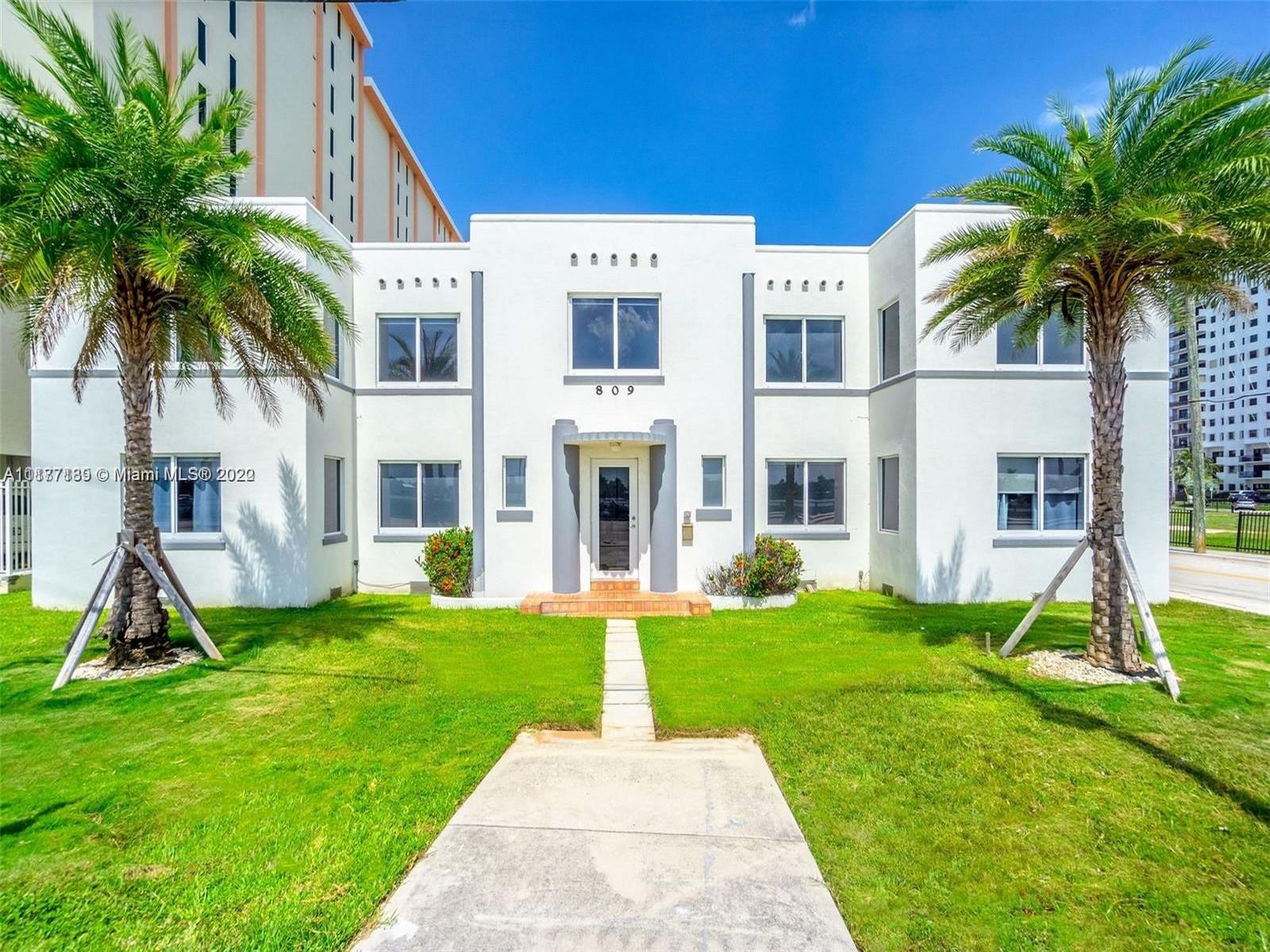 Amazing opportunity to own a waterfront four-plex building in Hollywood. The owner recently went through extensive updates the building. The building has four apartments with 2 beds 1 bath each with washer and dryer in each unit. Complex meets all current city requirements for short rentals. . It is an amazing short term rental property for passive income. Building has a private pool, private entrance, private parking for six cars with street parking available. 9,327 SF lot. Each unit is fully furnished has impact windows, washer/dryer, open kitchen with granite countertops, stainless steel appliances, a spacious living area, and sprinkler system. All four units are 820 SF with 2 beds/1 bath. Zoning: BRT-25-R.