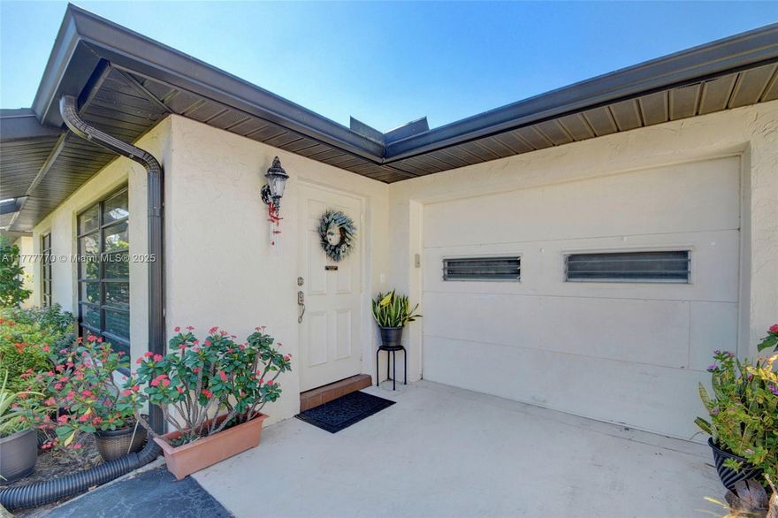 Welcome to your new home 5 miles from the BEACH in the serene 55+ community of Greentree Villages. This spacious villa offers abundant natural light, ample living space, plus a lovely back porch to relax at the end of the day, no neighbors in the back. You'll enjoy a separate living room and dining room, the primary bedroom comes with a walk-in closet. The kitchen includes SS appliances with a NEW instaView Smart refrigerator, lots of cabinets and 2 pantries. A NEW A/C, 1 car garage plus a driveway. Residents enjoy access to excellent amenities like pools, a gym, billiard, etc. Located in a peaceful neighborhood, minutes away from shopping, restaurants, I95 and the Turnpike. Low HOA includes, water, basic cable and internet, lawn maintenance front & back, roof repairs and painting outside.